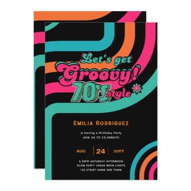 70s Groovy Boogie Retro Disco Birthday Party