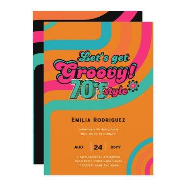70s Groovy Boogie Retro Disco Birthday Party