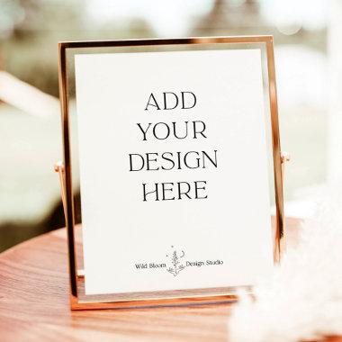 8x10" Sign Printing | Upload Your Design to Print