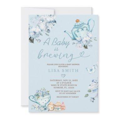 A Baby Is Brewing Tea Party Baby Shower