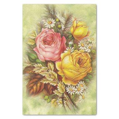 A Bouquet for You on Valentine's Day Victorian Tissue Paper