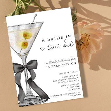 A Bride in a Tini Bit Dirty Martini
