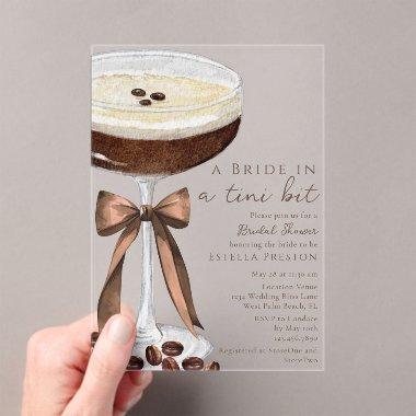 A Bride in a Tini Bit Martini  Acrylic