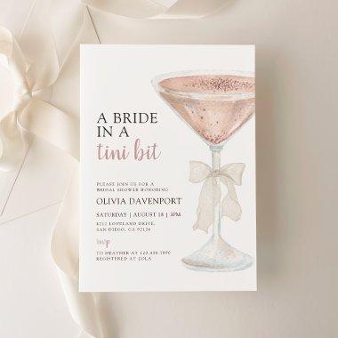 A Bride in a Tini Bit Martini
