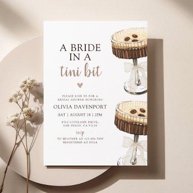 A Bride in a Tini Bit Martini