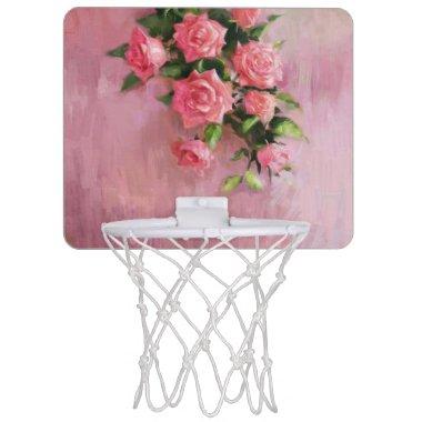 A Dream in Shades of Pink Mini Basketball Hoop