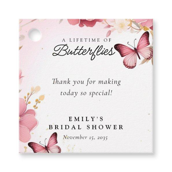 A Lifetime of Butterflies  Favor Tags