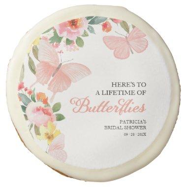A Lifetime of Butterflies  Floral Sugar Cookie