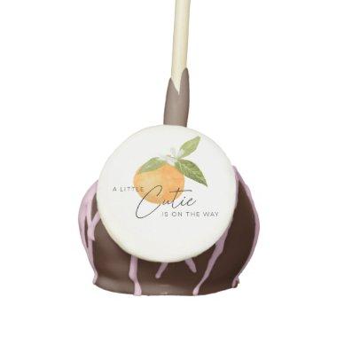 A little cutie is on the way Baby shower Cake Pops