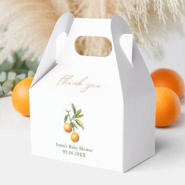 A Little Cutie Is On The Way Baby Shower Gable Favor Boxes