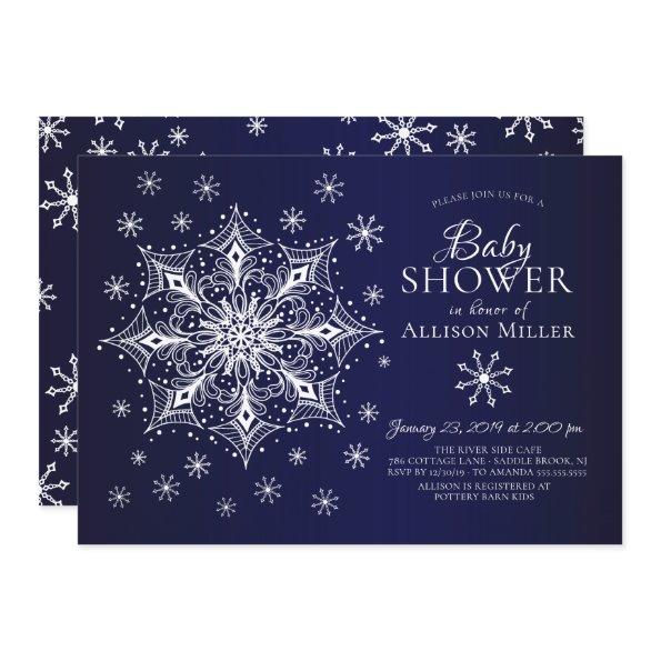 A Little Snowflake Winter Baby Shower