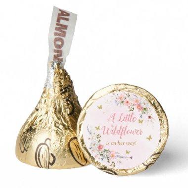 A little Wildflower Blush Pink Girl Baby Shower  Hershey®'s Kisses®