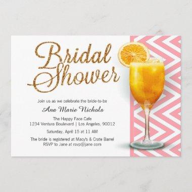 A Mimosa Bridal Shower Brunch Invitations