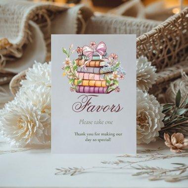 A New Chapter begins  Favors Sign