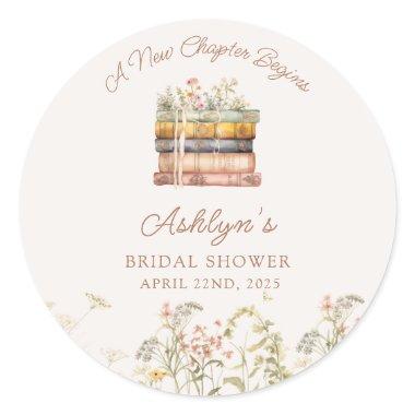 A New Chapter Begins  Round Sticker
