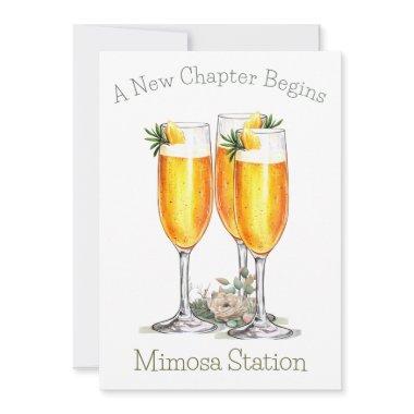A New Chapter Begins Mimosa Sign