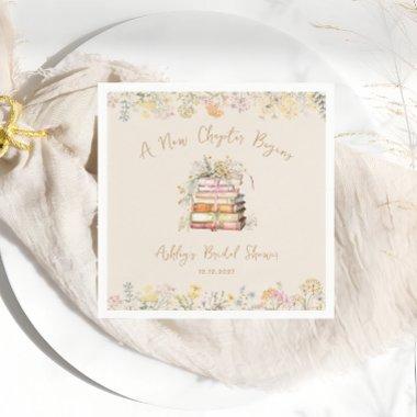 A New Chapter Begins Rustic  Napkins