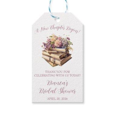A New Chapter Begins! Spring Floral  Gift Tags