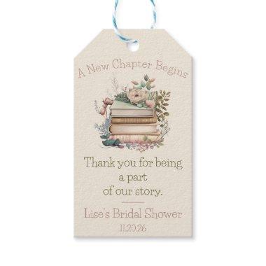 A New Chapter Begins, Thank You Favor Gift Tags