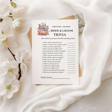 A new Chapter Book bride & Groom Trivia Game