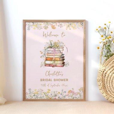 A New Chapter Book Themed  Welcome Poster