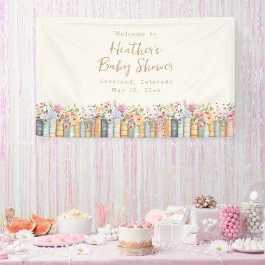 A New Chapter Books Baby Shower Banner