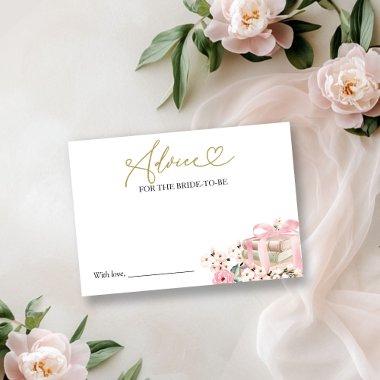 A New Chapter Books Bridal Shower Advice Card