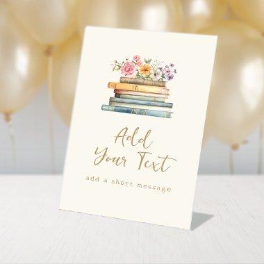 A New Chapter Books  Pedestal Sign