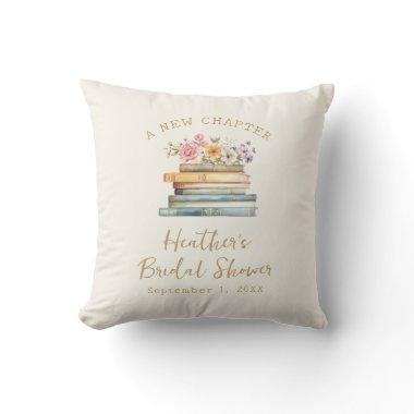 A New Chapter Books  Throw Pillow