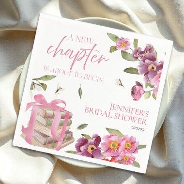 A New Chapter Books | Watercolor  Napkins