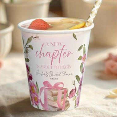 A New Chapter Books | Watercolor  Paper Cups