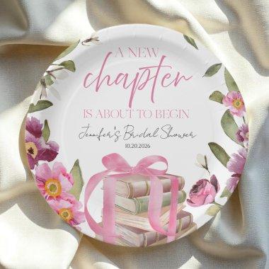 A New Chapter Books | Watercolor  Paper Plates