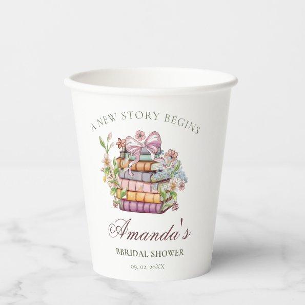 A New Chapter Story Book  Paper Cups