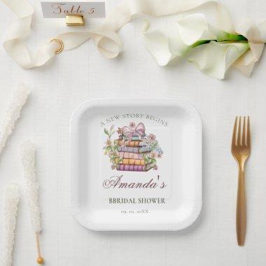 A New Chapter Story Book  Paper Plates