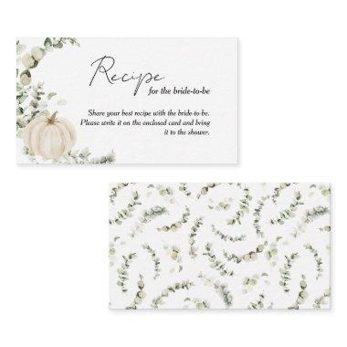 A Recipe for the Bride to Be Bridal Shower Enclosure Invitations