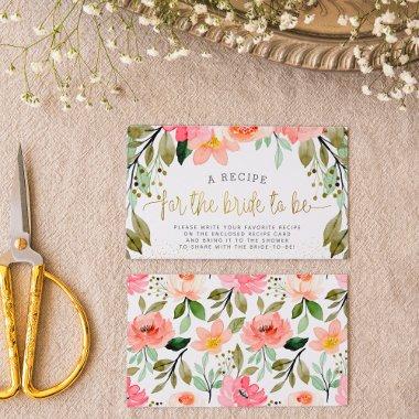 A Recipe For The Bride To Be Enclosure Invitations