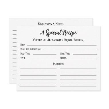 A Special Recipe for  Gift