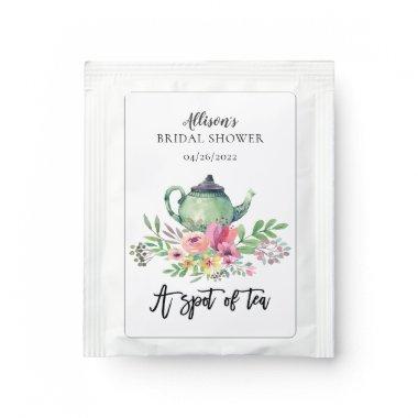 A Spot of Tea Teapot Bridal Shower Tea Bag Drink M Tea Bag Drink Mix