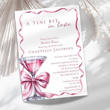 A Tini Bit In Love Pink Bow Martini