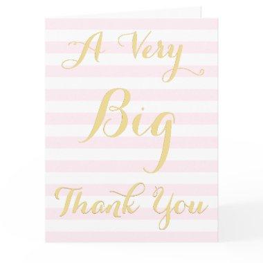 A Very BIG Modern Elegant Script Large Thank You