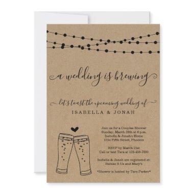 A Wedding is Brewing Bridal Shower Invitations