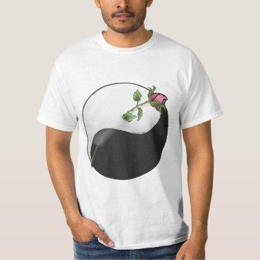 A yin yang Rose T-Shirt
