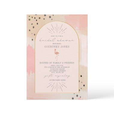 Abstract Flamingo Pink