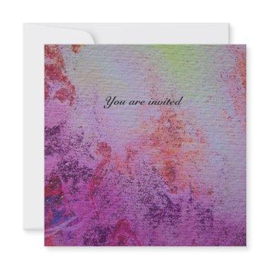 ABSTRACT GOLD SWIRLS silver ,purple red yellow