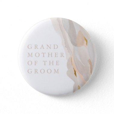 Abstract GrandMother of the Groom Button