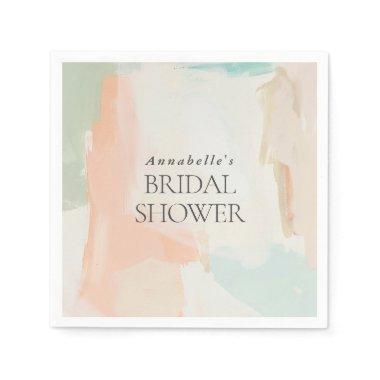 Abstract Pastel Painting Elegant  Napkins