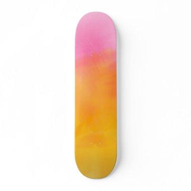 Abstract Watercolor Soft Background Skateboard