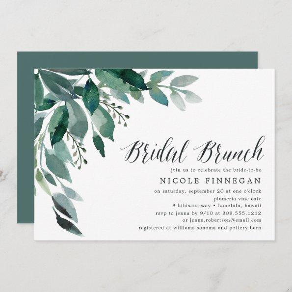 Abundant Foliage | Bridal Brunch Invitations