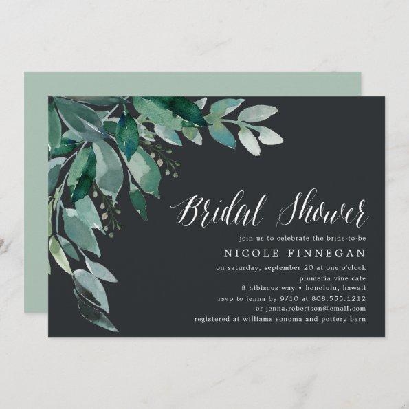 Abundant Foliage | Bridal Shower Invitations