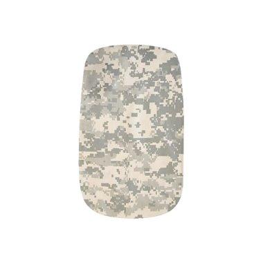 Acu Military Camouflage Pattern Destiny Peace Love Minx Nail Art